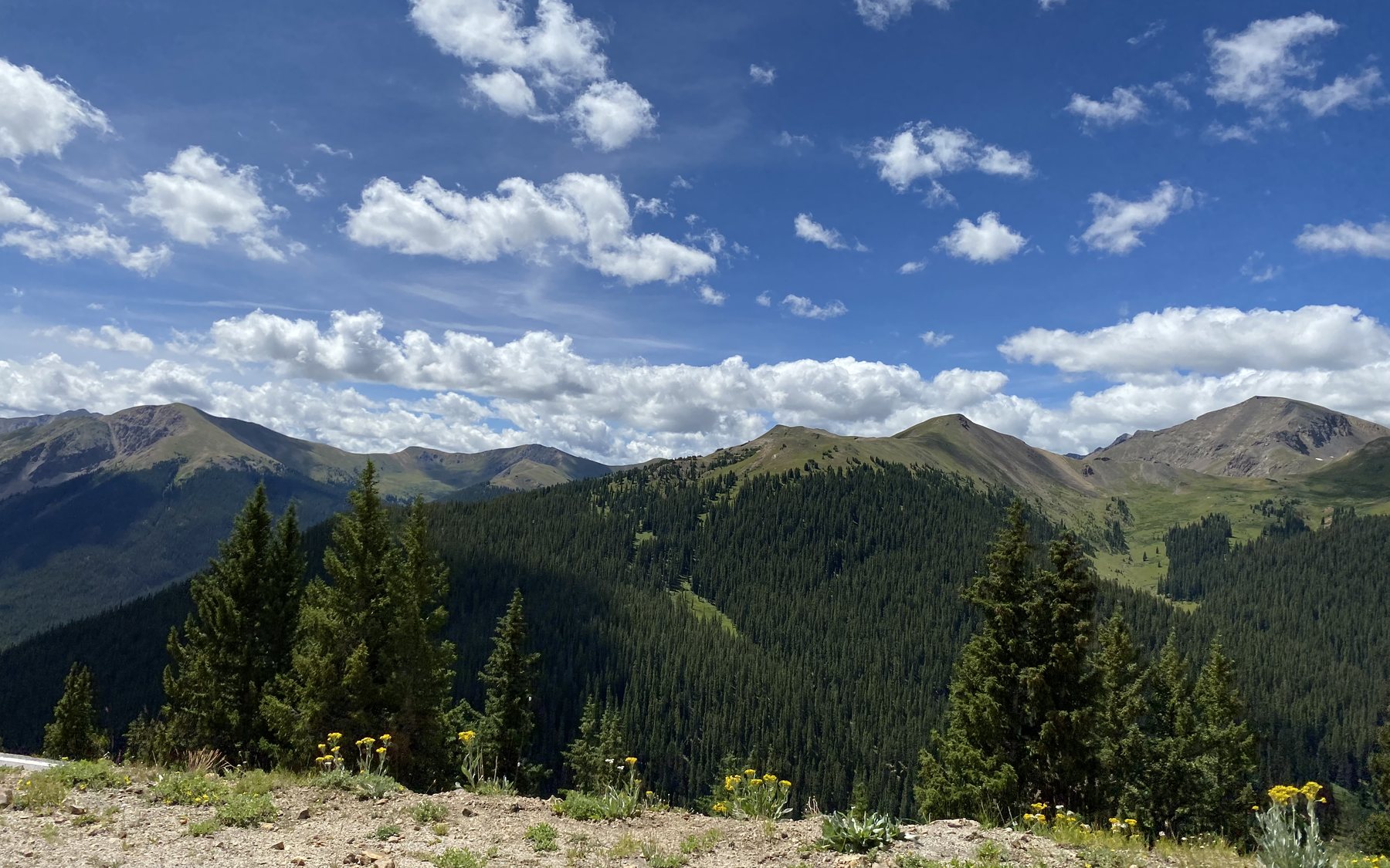 Mountain landscape in the Roaring Fork Valley